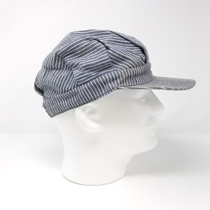 Vintage Snap-A-Tab Railroad Engineer's Hat L/XL